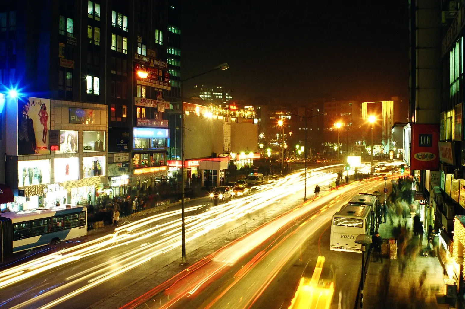 kızılay meydanı, gece, ankara